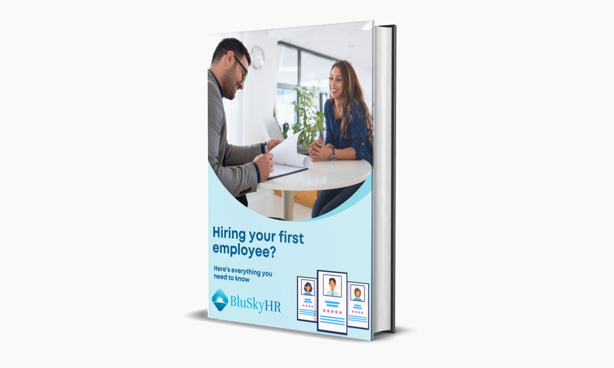 April 2023 Book Cover for Hiring your first employee Guide
